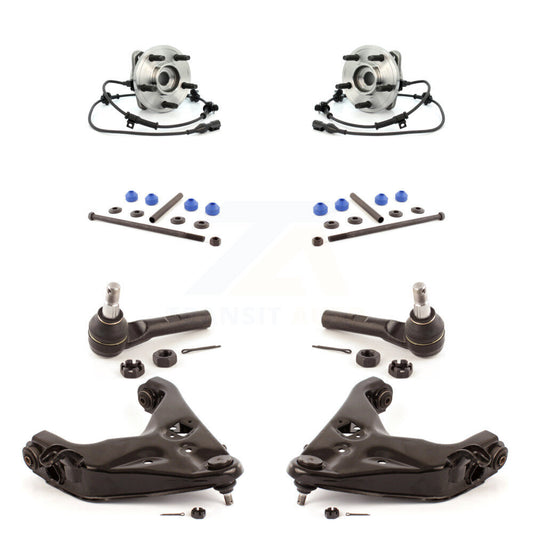 Hub Bearing Lower Control Arm Outer Tie Rod Link Front Kit (8Pc) For Ford Ranger