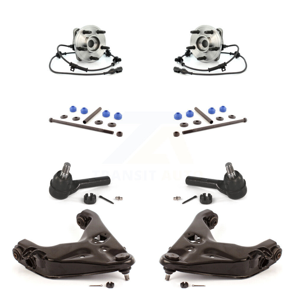 Bearing Lower Control Arm Outer Tie Rod & Link Front Kit (8Pc) For Ford Explorer