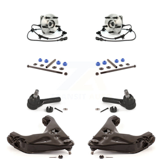 Bearing Lower Control Arm Outer Tie Rod & Link Front Kit (8Pc) For Ford Explorer
