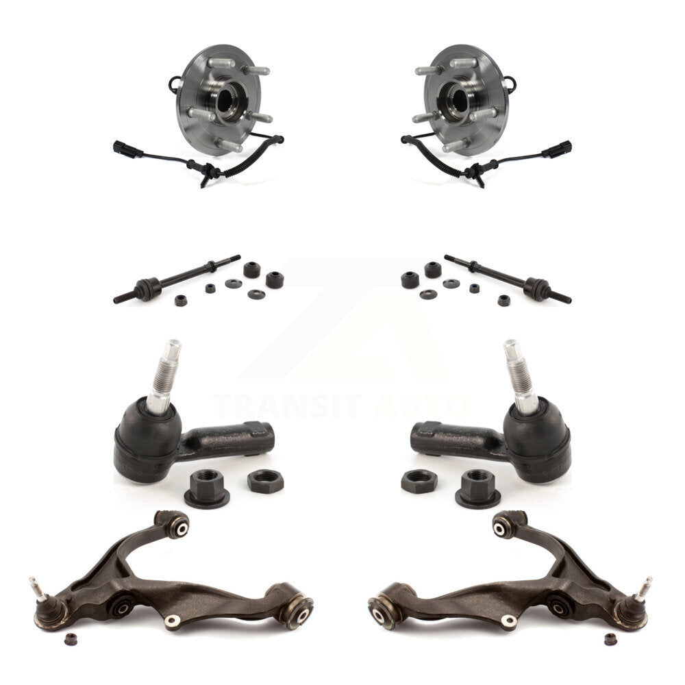 Bearing Lower Control Arm Outer Tie Rod Link Front Kit (8Pc) For 12 Ram 1500 4WD
