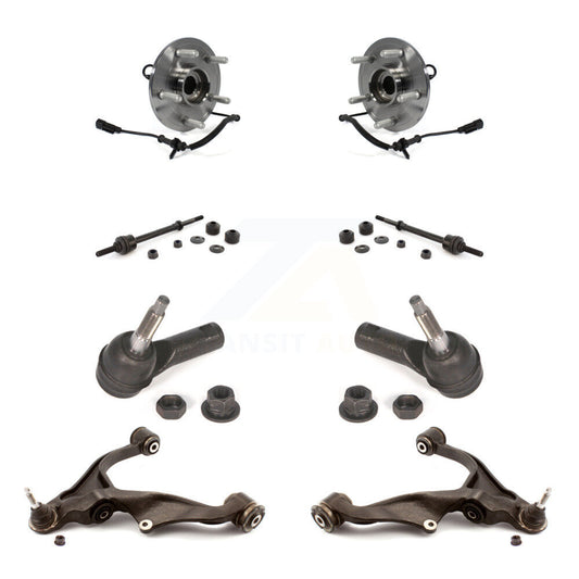 Bearing Lower Control Arm Outer Tie Rod & Link Front Kit (8Pc) For Ram 1500 4WD