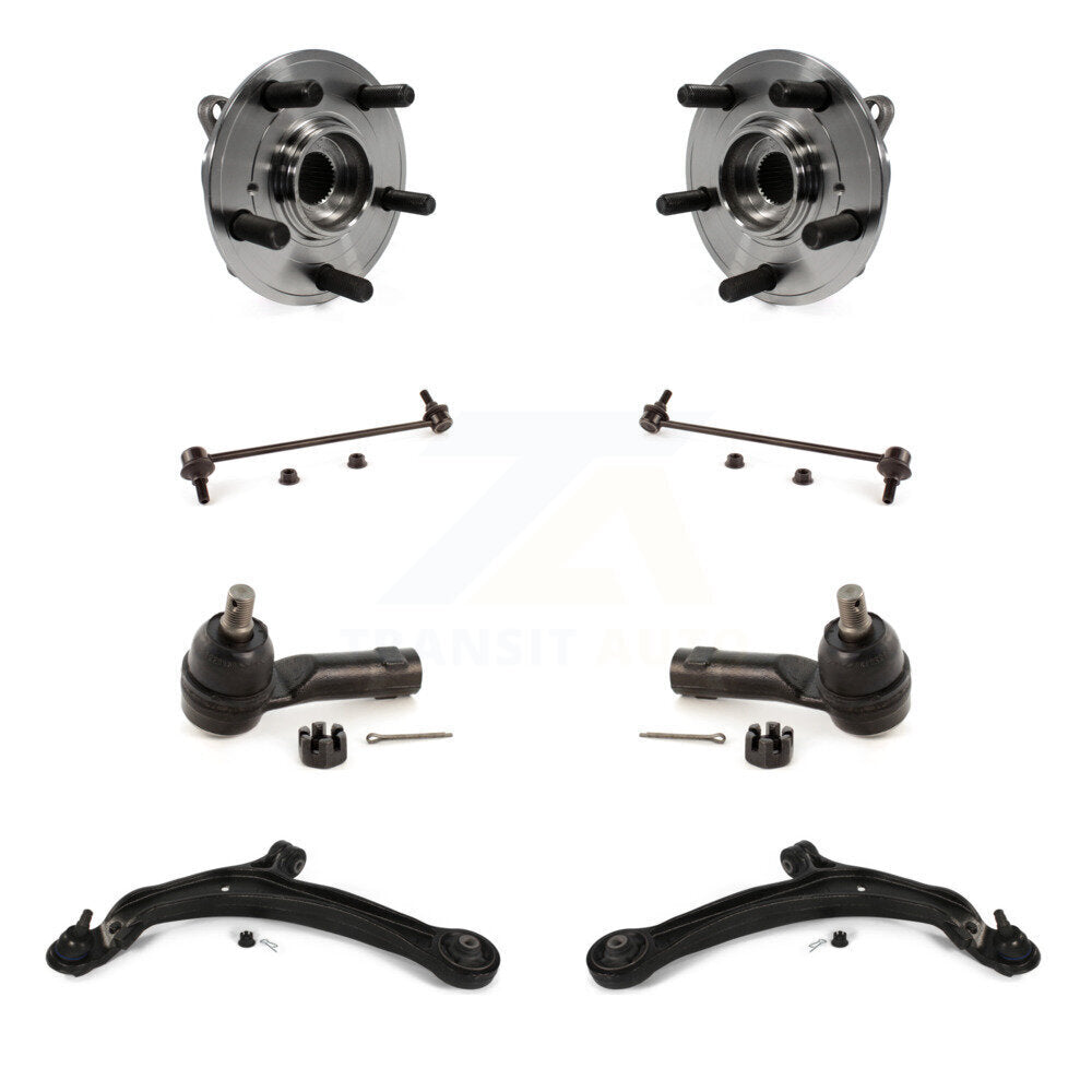Bearing Lower Arm Outer Tie Rod Link Front Kit (8Pc) For 2011-2017 Honda Odyssey