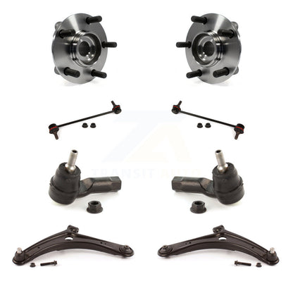 Hub Bearing Lower Control Arm Outer Tie Rod Link Front Kit For Mitsubishi Lancer