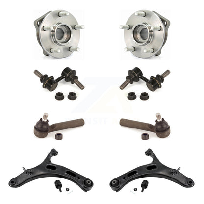 Bearing Lower Arm Outer Tie Rod Link Front Kit (8Pc) For 2010-2014 Subaru Legacy