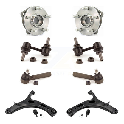 Bearing Lower Arm Outer Tie Rod & Link Front Kit (8Pc) For 10-14 Subaru Outback