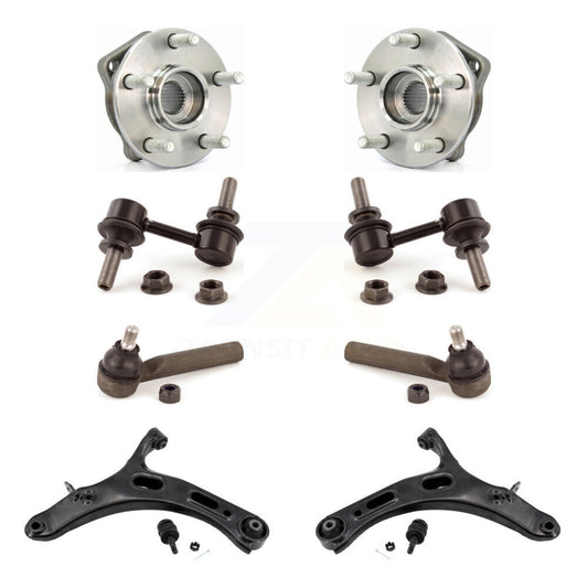 Bearing Lower Arm Outer Tie Rod & Link Front Kit (8Pc) For 10-14 Subaru Outback