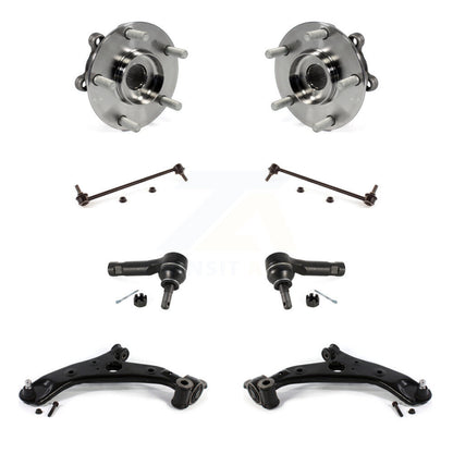 Hub Bearing Lower Control Arm Outer Tie Rod Link Front Kit (8Pc) For Mazda CX-5