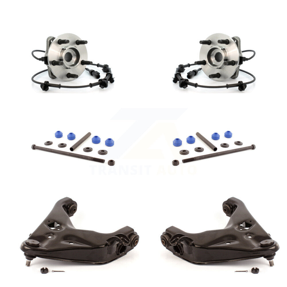 Hub Bearing Lower Control Arm & Link Front Kit For Ford Ranger Mazda B4000 B3000