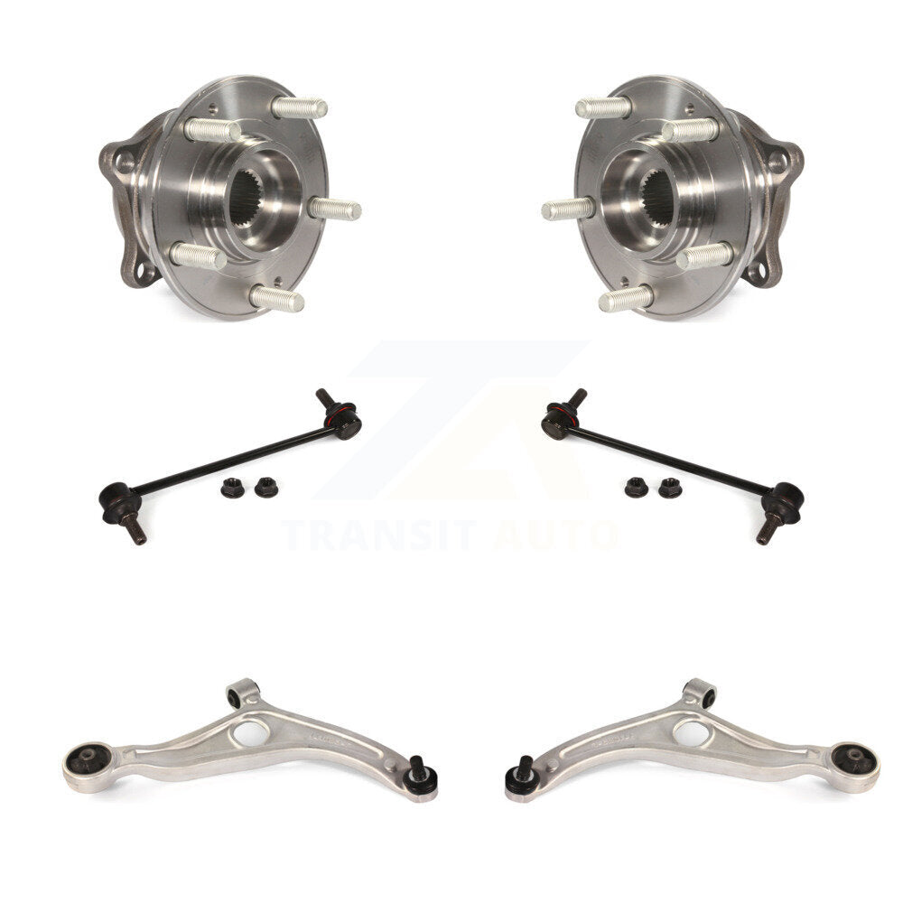 Hub Bearing Lower Control Arm with Ball Joint Link Front Kit For Hyundai Sonata