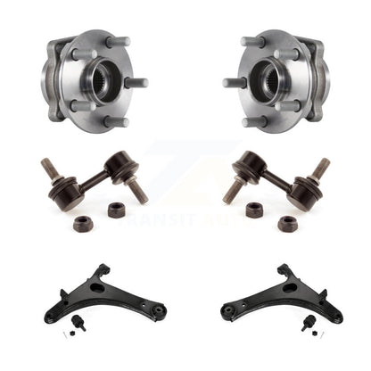 Hub Bearing Lower Control Arm with Ball Joint Link Front Kit For Subaru Impreza