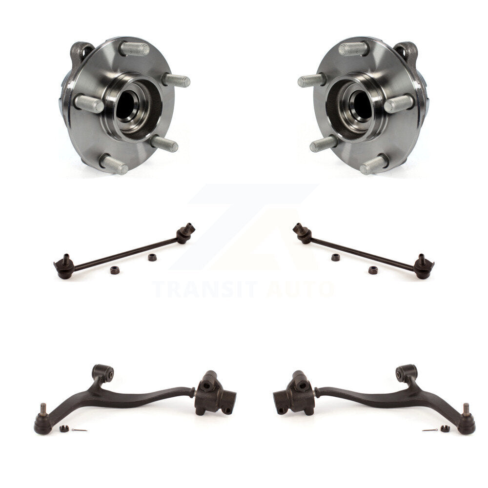 Bearing Lower Control Arm with BJ Link Front Kit For 2003-2008 INFINITI FX35 RWD