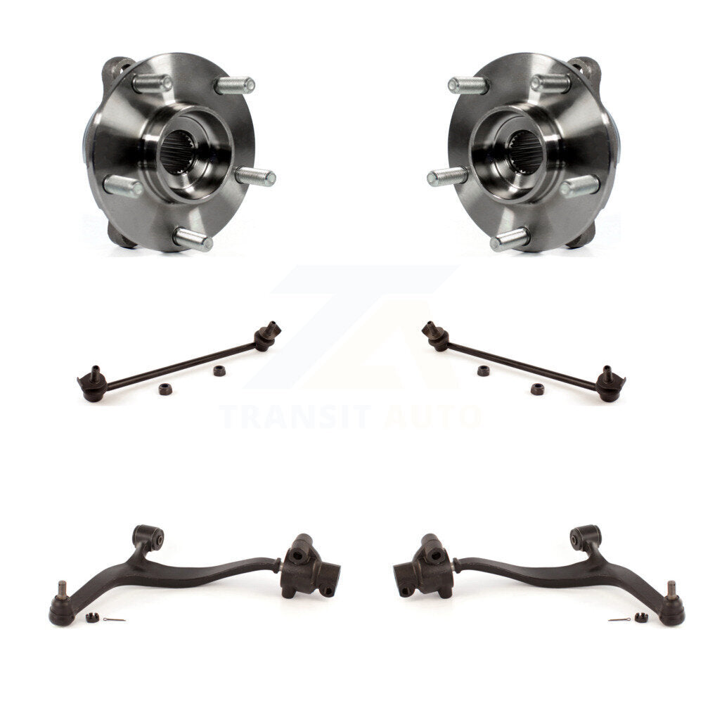 Hub Bearing Lower Control Arm & Link Front Kit For 2003-2008 INFINITI FX35 FX45
