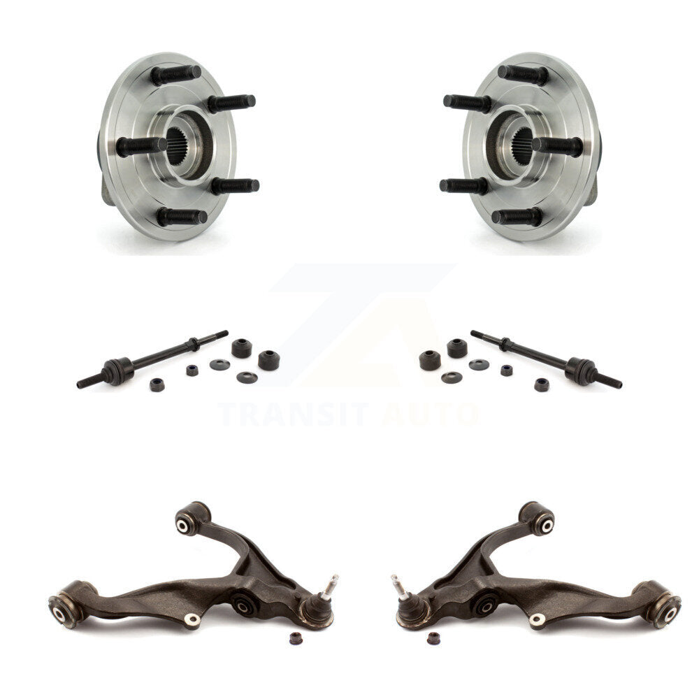 Bearing Lower Control Arm & Link Front Kit For Dodge Ram 1500 With 5 Lug Wheels