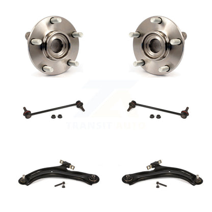 Hub Bearing Lower Control Arm & Link Front Kit For 2007-2012 Nissan Sentra 2.5L