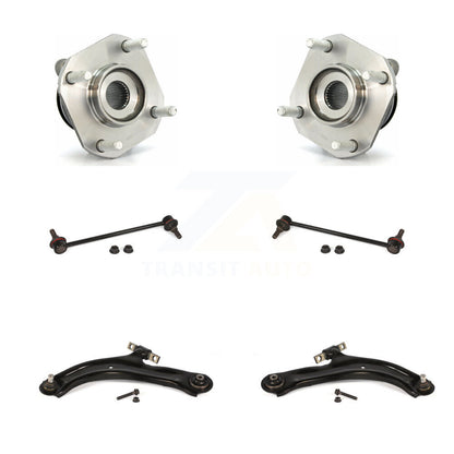 Hub Bearing Lower Control Arm & Link Front Kit For 2007-2012 Nissan Sentra 2.0L
