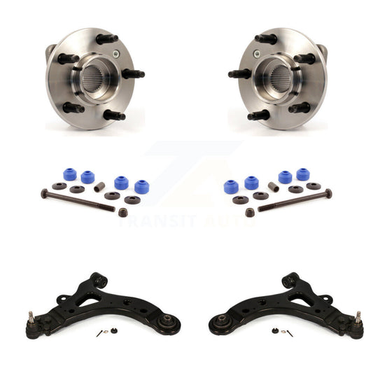 Hub Bearing Lower Control Arm Link Front Kit For Buick Rendezvous Pontiac Aztek