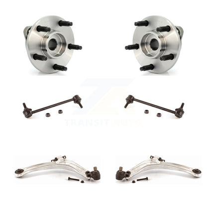 Hub Bearing Lower Control Arm Link Front Kit For 2006-2007 Chevrolet HHR Non-ABS