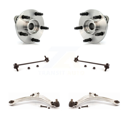 Hub Bearing Lower Control Arm Link Front Kit For 2006-2007 Chevrolet HHR Non-ABS