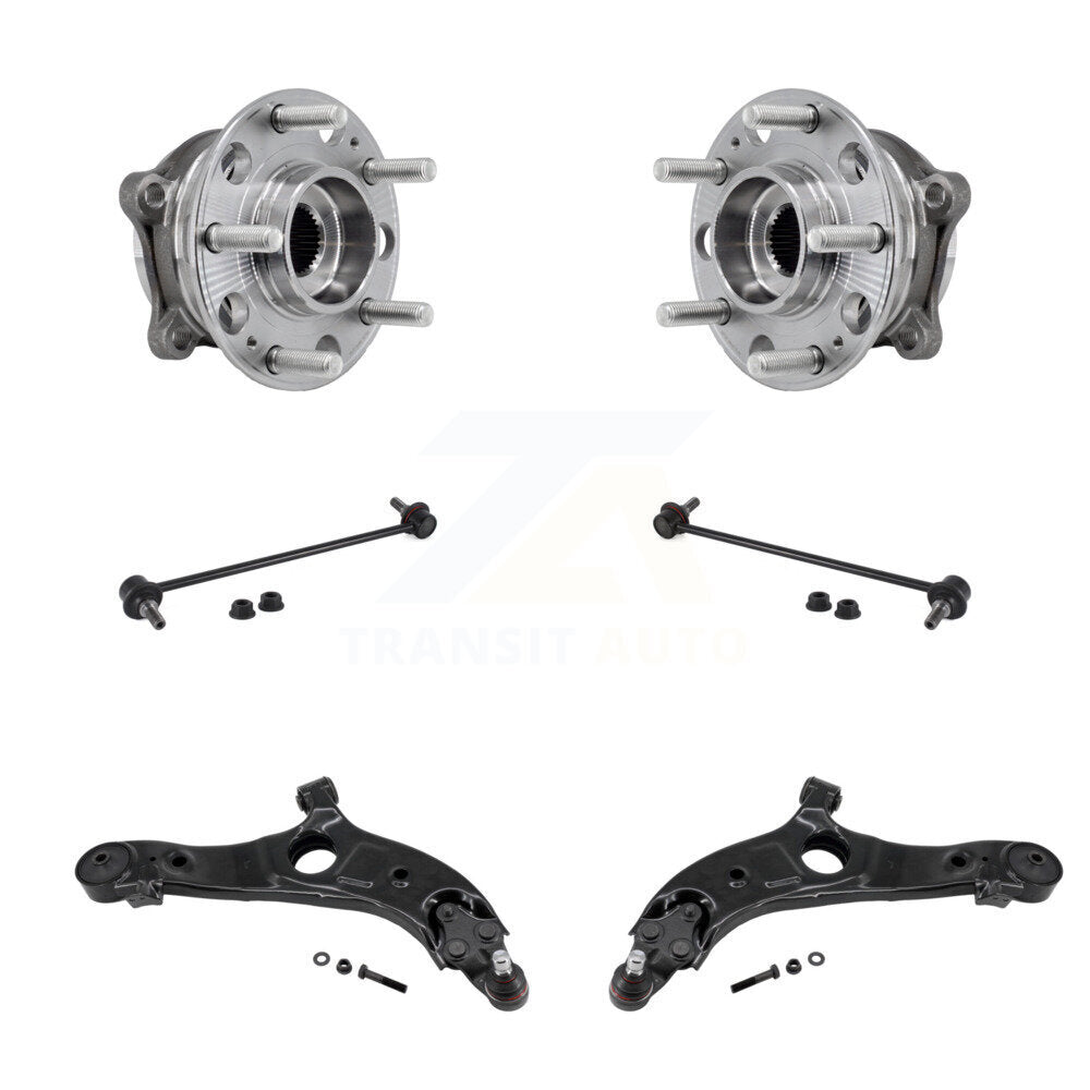 Bearing Lower Control Arm w/ Ball Joint Link Front Kit For 2019 Hyundai Santa Fe