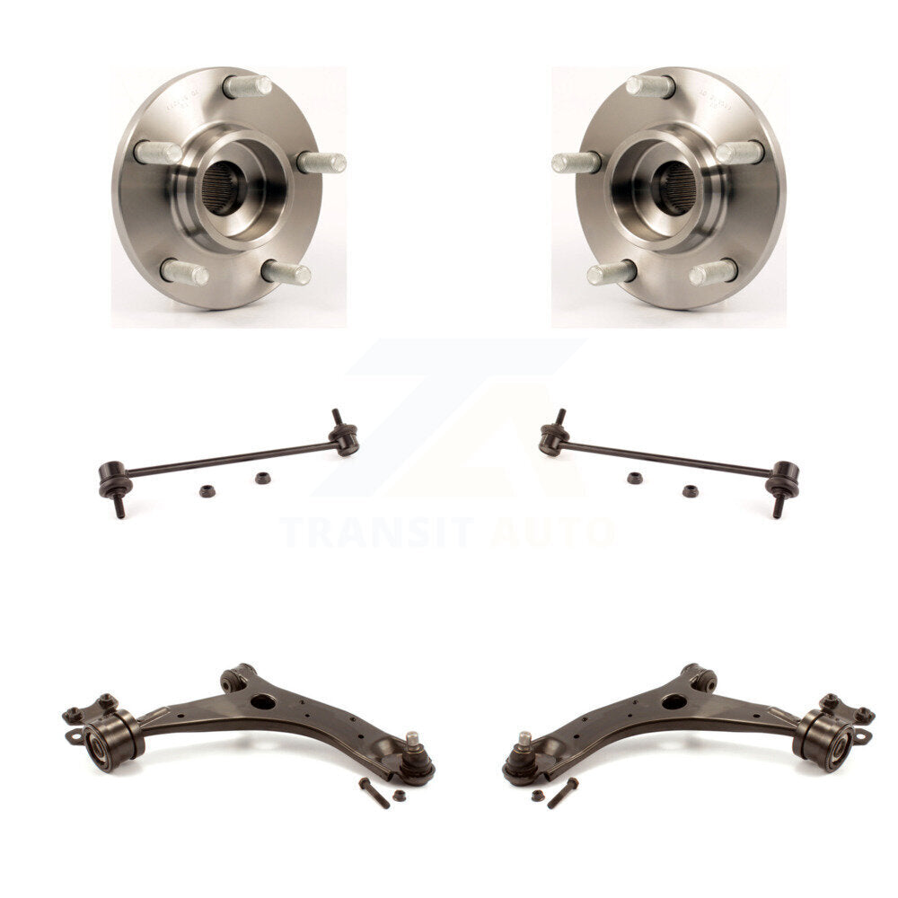 Bearing Lower Control Arm with Ball Joint & Sway Bar Link Front Kit For Mazda 3