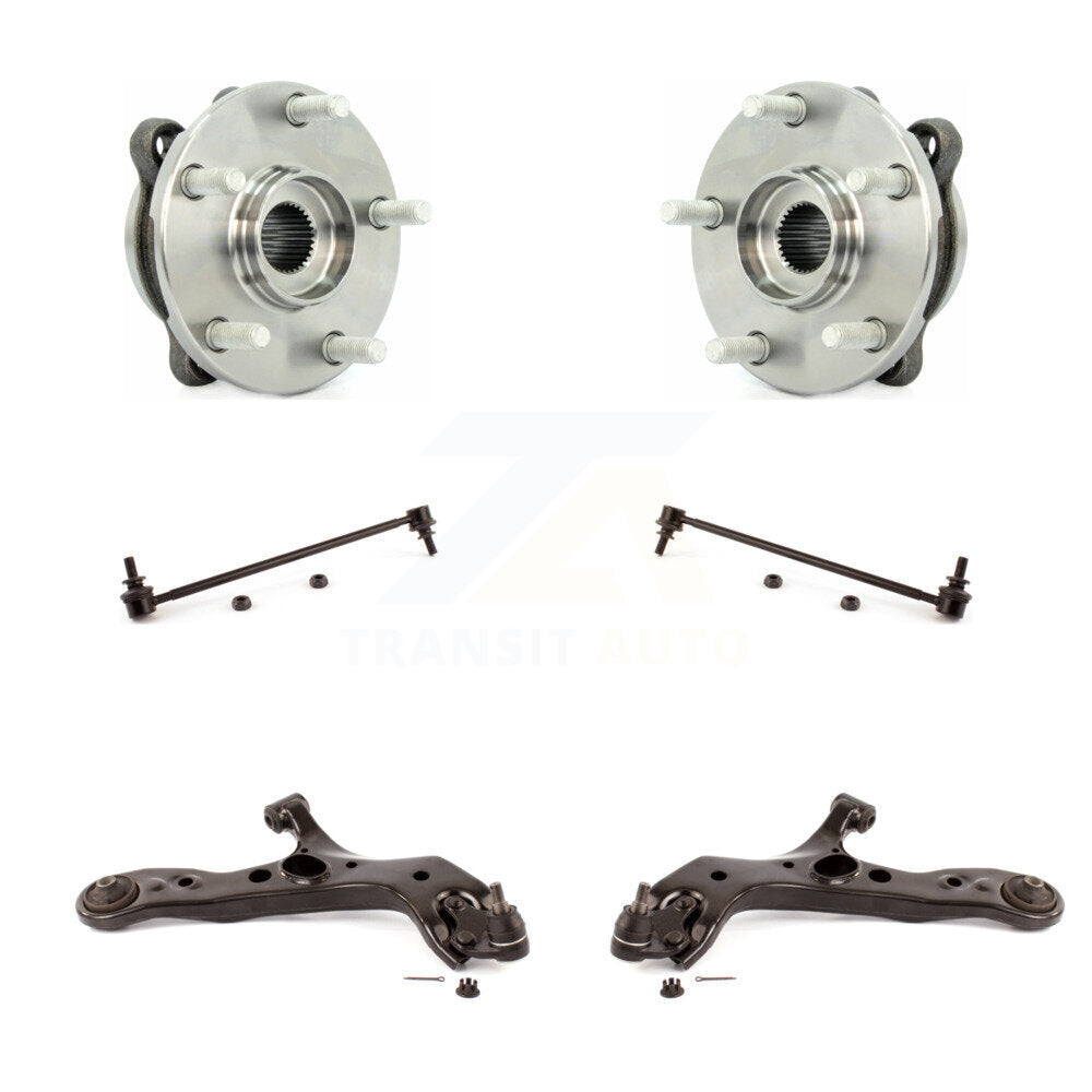 Hub Bearing Lower Control Arm with Ball Joint And Link Front Kit For Toyota RAV4
