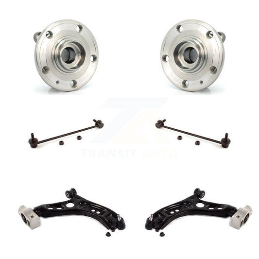 Hub Bearing Lower Control Arm & Link Front Kit For Volkswagen Tiguan CC Limited