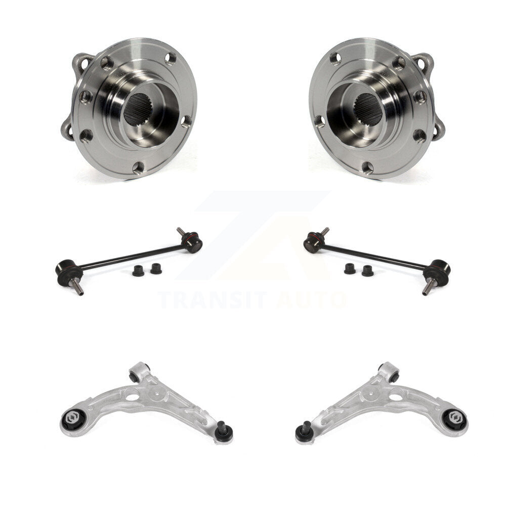Hub Bearing Lower Control Arm with Ball Joint & Link Front Kit For Chrysler 200