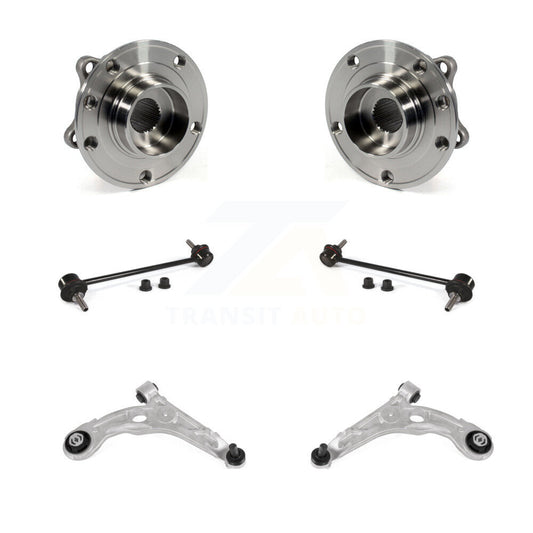 Hub Bearing Lower Control Arm with Ball Joint & Link Front Kit For Chrysler 200