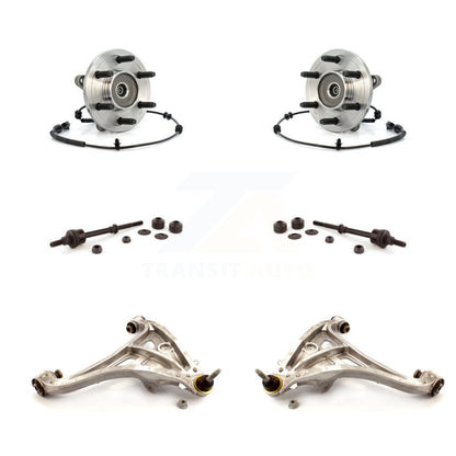 Hub Bearing Lower Control Arm Link Front Kit For Ford F-150 Lincoln Mark LT 4WD