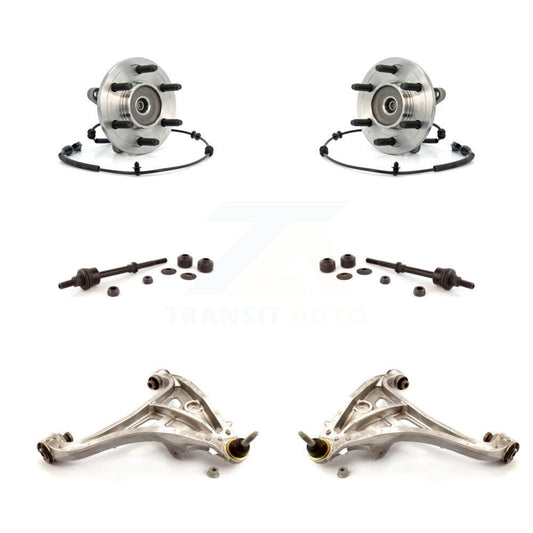 Hub Bearing Lower Control Arm Link Front Kit For Ford F-150 Lincoln Mark LT 4WD