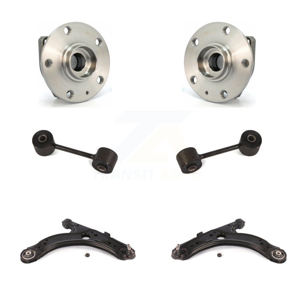 Bearing Lower Control Arm & Link Front Kit For Volkswagen Golf City With 2 Holes