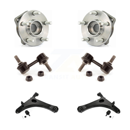 Hub Bearing Lower Control Arm with Ball Joint Link Front Kit For Subaru Impreza