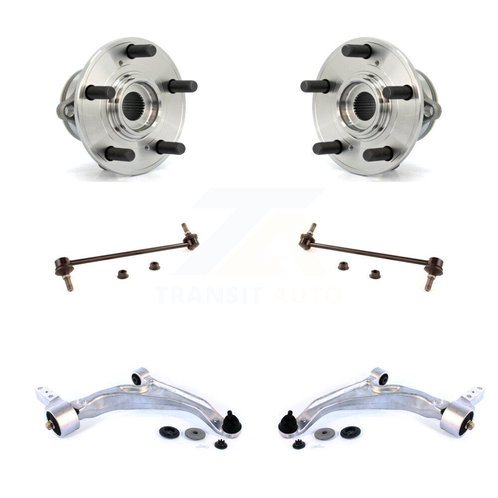 Bearing Lower Control Arm w/ Ball Joint Link Front Kit For 2009-2015 Honda Pilot