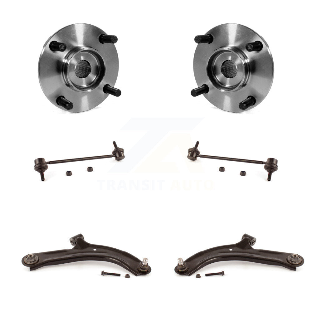Bearing Lower Control Arm with Ball Joint & Link Front Kit For Nissan Versa Cube