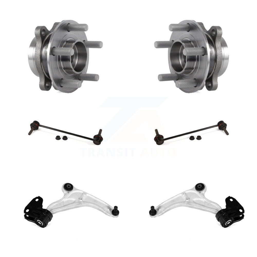 Hub Bearing Lower Control Arm Link Front Kit For Ford Edge Lincoln Nautilus MKX