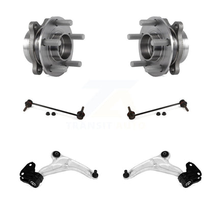Hub Bearing Lower Control Arm Link Front Kit For Ford Edge Lincoln Nautilus MKX