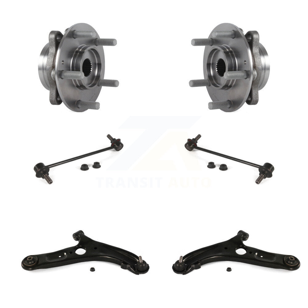 Hub Bearing Lower Control Arm & Link Front Kit For 2017 Hyundai Elantra GT Base