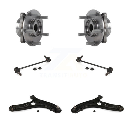 Hub Bearing Lower Control Arm & Link Front Kit For 2017 Hyundai Elantra GT Base