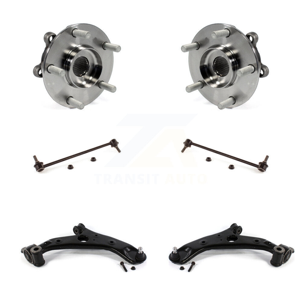 Hub Bearing Lower Control Arm with Ball Joint & Link Front Kit For Mazda CX-5 6