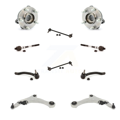 Bearing Lower Arm Outer Inner Tie Rod & Link Front Kit (10Pc) For Nissan Maxima