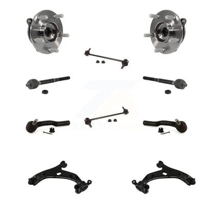 Bearing Lower Arm Outer Inner Tie Rod & Link Front Kit (10Pc) For Mazda 3 Sport