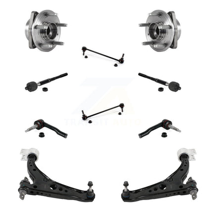 Bearing Lower Arm Outer Inner Tie Rod Link Front Kit (10Pc) For Chevrolet Cruze