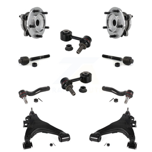 Bearing Lower Control Arm Outer Inner Tie Rod & Link Front Kit (10Pc) For Toyota