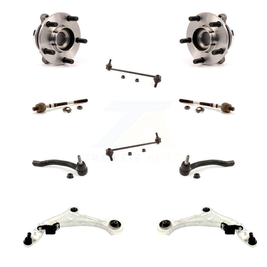 Bearing Lower Control Arm Outer Inner Tie Rod & Link Front Kit For Nissan Murano