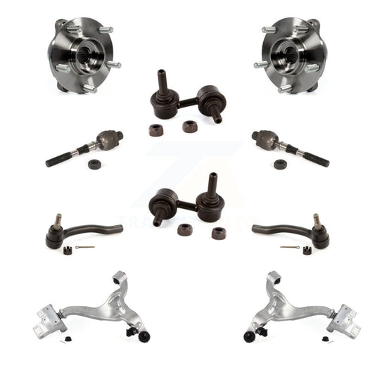Bearing Lower Control Arm Outer Inner Tie Rod Link Front Kit (10Pc) For INFINITI