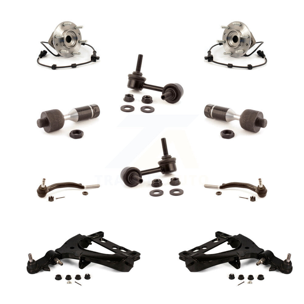 Bearing Lower Arm Outer Inner Tie Rod Link Front Kit (10Pc) For GMC Chevrolet XL