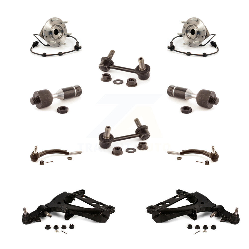 Bearing Lower Arm Outer Inner Tie Rod Link Front Kit (10Pc) For GMC Chevrolet XL
