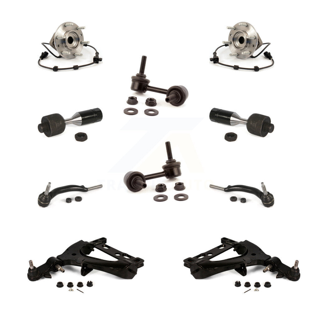Bearing Lower Arm Outer Inner Tie Rod Link Front Kit (10Pc) For GMC Envoy XL EXT