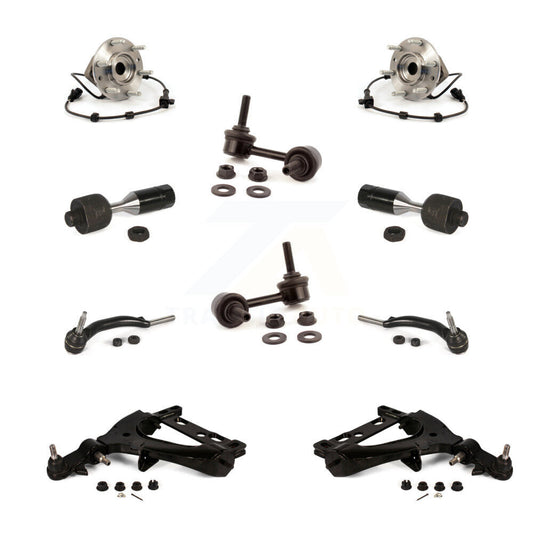Bearing Lower Arm Outer Inner Tie Rod Link Front Kit (10Pc) For GMC Envoy XL EXT