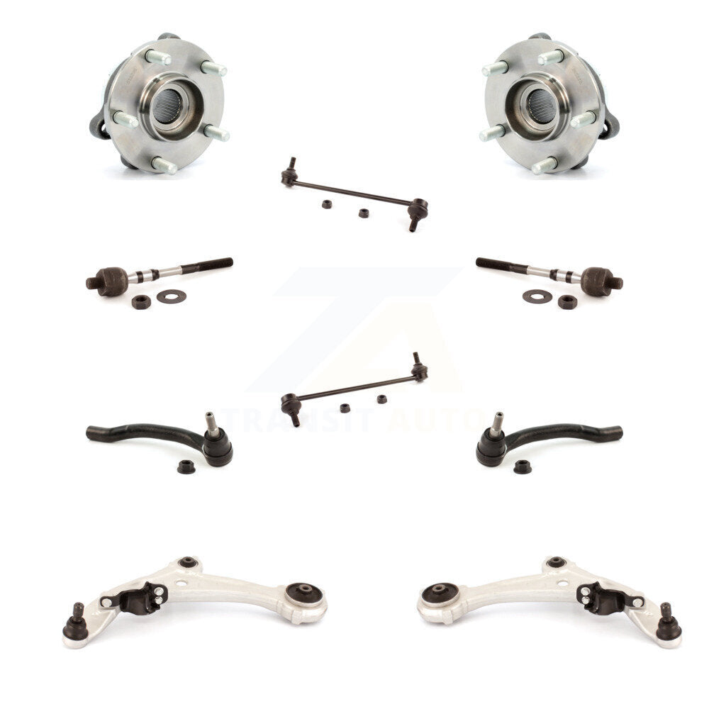 Bearing Lower Control Arm Outer Inner Tie Rod & Link Front Kit For Nissan Altima
